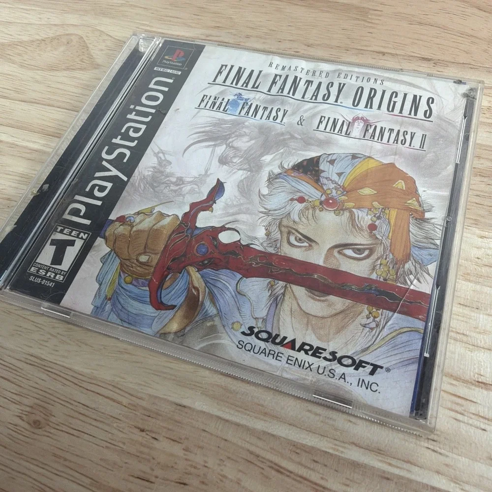 Final Fantasy Origins (PlayStation 1 PS1, 2003) Black Label CIB Complete